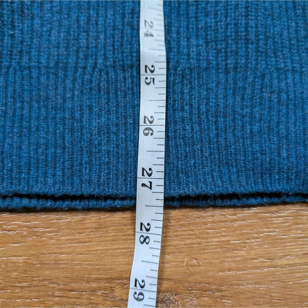 Bonobos Extra Fine Merino Wool Pullover Crewneck Sweater Mens Large Teal Classic - Picture 8 of 10